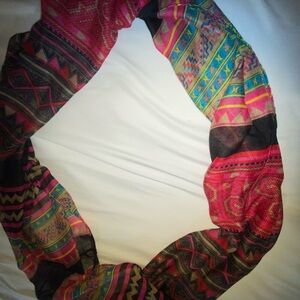 Colorful Geometric Pattern Scarf